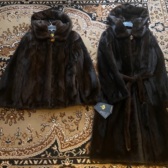 Luxury Mink Long Fur Coat. 100%Real Fur. Made in Turkey. - Picture 2 of 8